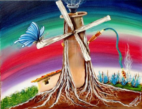 Le Narguil� Bio - Peinture - Tallarida