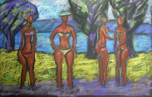 Voir cette oeuvre de Gavrilita: Des femmes à la plage