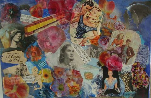 Le ciel de la mari�e - Peinture - RITA