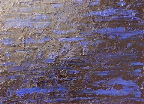 profondeurs oc�anes - Peinture - Oria