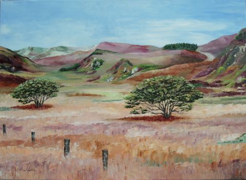 Montagnes Ecossaises - Peinture - Catherine MADELINE