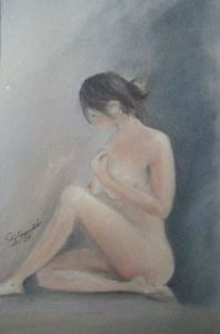 Peinture de stephane brandeho: in intimité