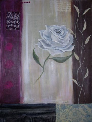 Rose - Peinture - ninonpeinture