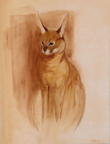 L'artiste Brigitte De Pooter - Lynx