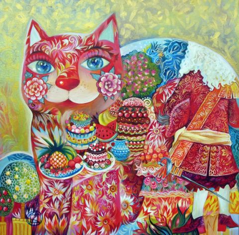 (Secr�tes)*s�rie*CH�TEAU DE VERSAILLES - Peinture - OXANA ZAIKA