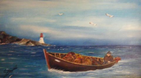 L'artiste stephane brandeho - retour de pêche