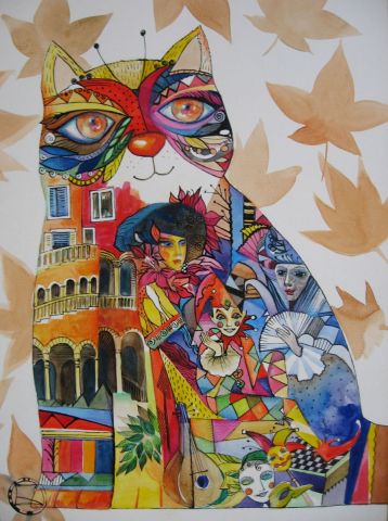S�rie *Venise*1 - Peinture - OXANA ZAIKA