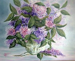 Voir cette oeuvre de Catherine Thivrier-Forestier: Vase aux lilas