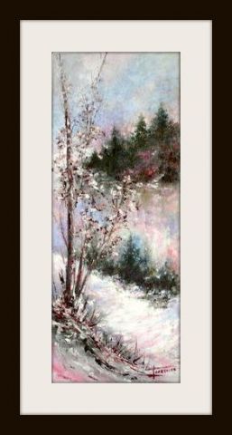 Premieres neiges - Peinture - Catherine Thivrier-Forestier