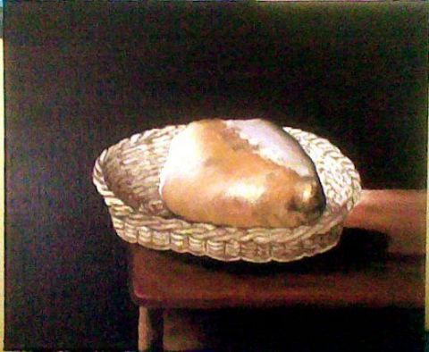 L'artiste martine zendali - corbeille et pain