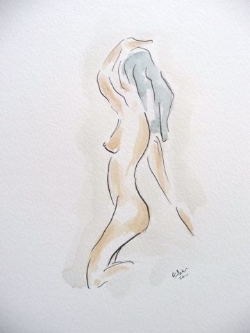 Femme nue - Peinture - olivierb