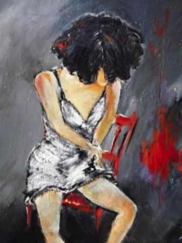 avant la nuit - Peinture - josiane couret