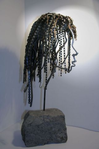 Rasta chaînes - Sculpture - LUC