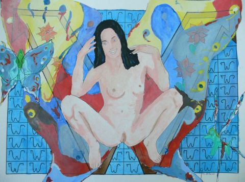 Ab�c�daire W - Peinture - Arsene Gully
