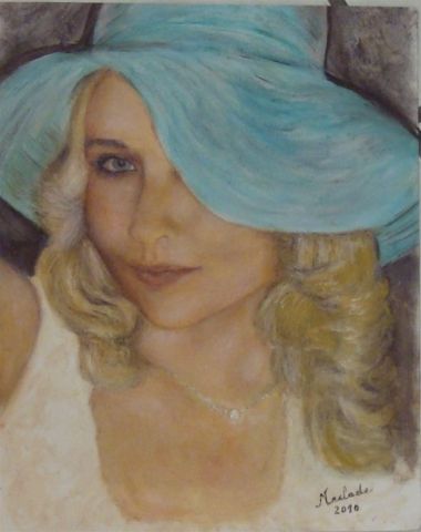 Portrait d'une Belle Dame, Eleonora Genieve - Peinture - MACLADE