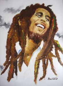 Voir cette oeuvre de joelle bernard: portrait de Bob Marley