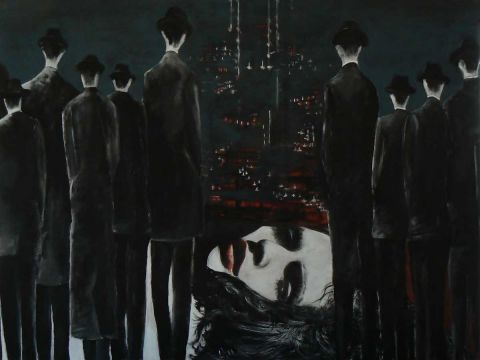 L'artiste Arielle Lange - Les ombres de mes nuits