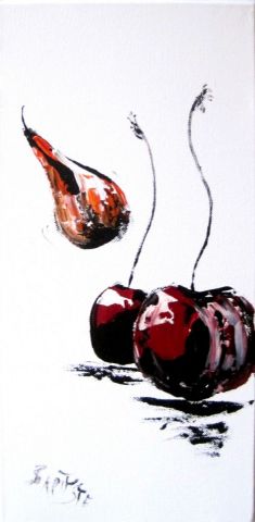 CERISE ET POIRE  - Peinture - BAPTYSTE