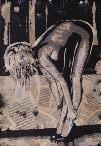 Lucia au bracelet - Peinture - BERTRAND OTTAVI