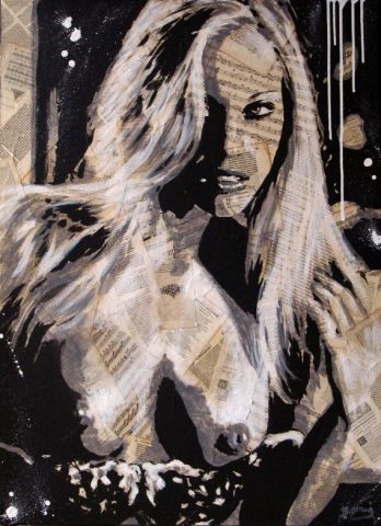Nina - Peinture - BERTRAND OTTAVI