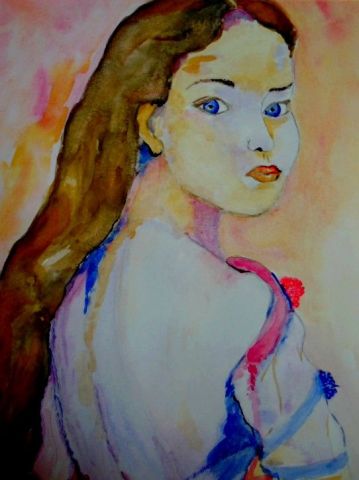 L'artiste Paoli - Jeune fille