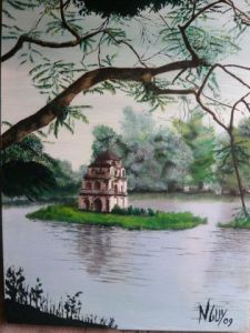 Voir le détail de cette oeuvre: le lac Hoang Kiem à Hanoi 
