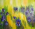 L'artiste maryjo - iris sauvages
