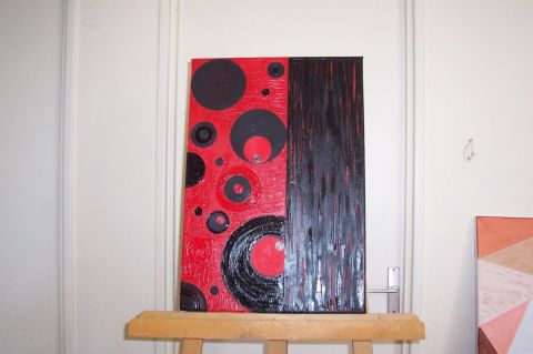 L'artiste maryjo - le rouge et le noir