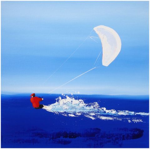 Kite Surf - Peinture - Dany MARIE