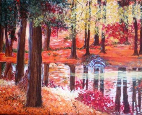 couleurs d'automne - Peinture - Catherine James