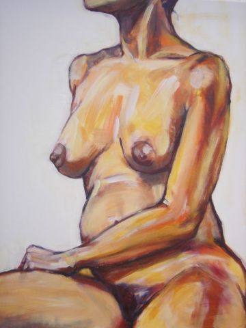 Buste femme - Peinture - Remy 