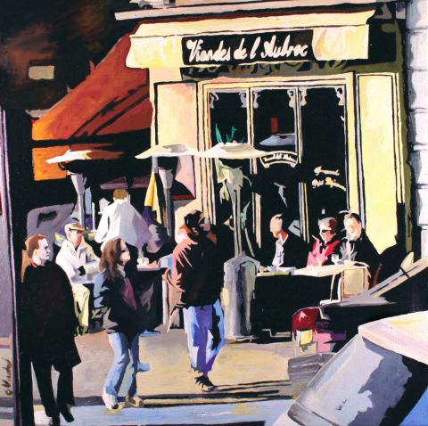 VIANDES DE L AUBRAC - Peinture - CLOTILDE NADEL