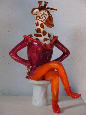 LA GIRAFE - Sculpture - Guillaume Chaye