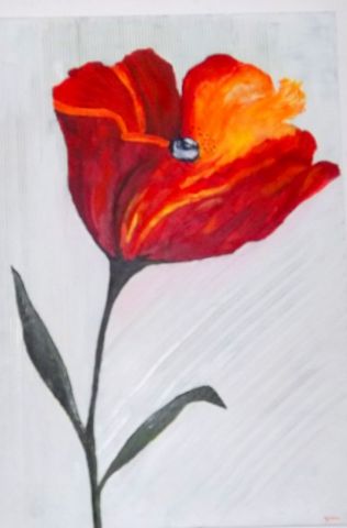 la tulipe - Peinture - maryjo
