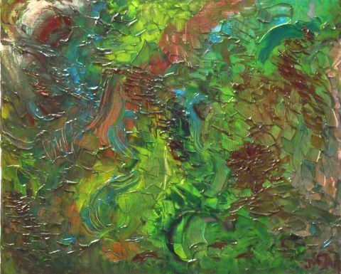 FORET VIERGE - Peinture - JACQUELINE SARAH UZAN