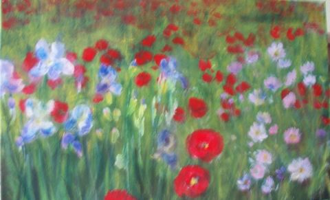 fleurs des champs - Peinture - als