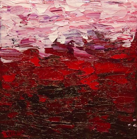 Petit reflet dans la Mer 1/3 - Peinture - Oria