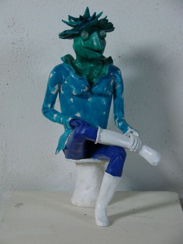Oui je croa,croa,croa!!! - Sculpture - Guillaume Chaye