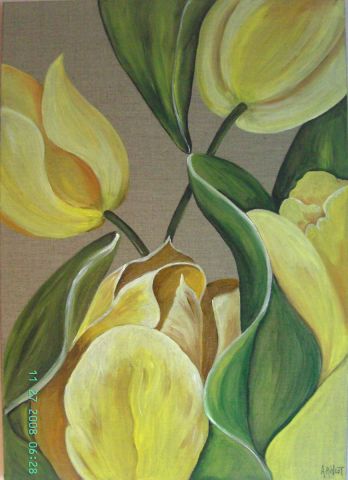 L'artiste annick ringot - tulipe