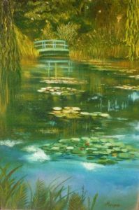 Voir cette oeuvre de Joelle Magne: Le pont de Giverny