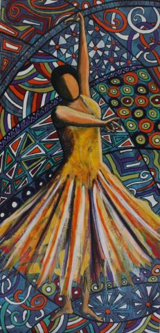 Le bal - Peinture - ANTOINE MELLADO