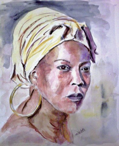 Femme d'argile - Peinture - Catherine VALETTE