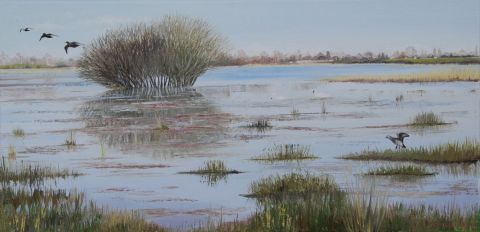 Etang - Peinture - Catherine MADELINE