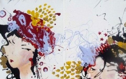 Duo - Peinture - Heloise Petit