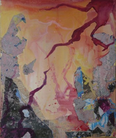 cascade malabar - Peinture - antu