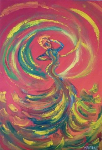 Danseuse - Peinture - Joelle Magne