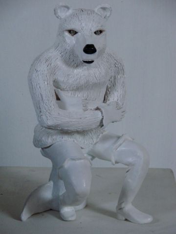 Ours ou Bi-Polaire - Sculpture - Guillaume Chaye