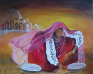 Voir cette oeuvre de florence Baudoux: Femme indienne