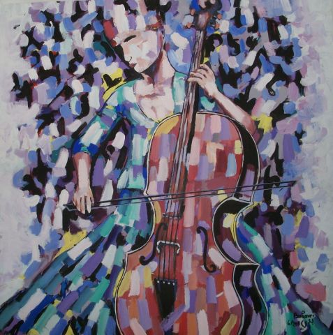 L'artiste bakarri - musicienne au violoncelle