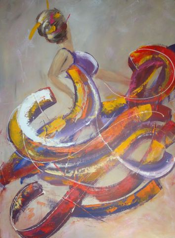 Danse la vie - Peinture - VERONIKA L